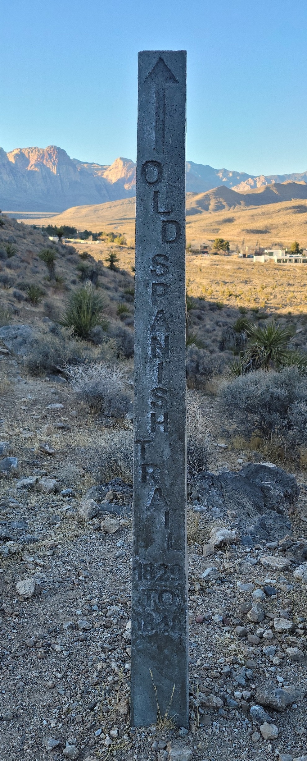 Old Spanish Trail Marker