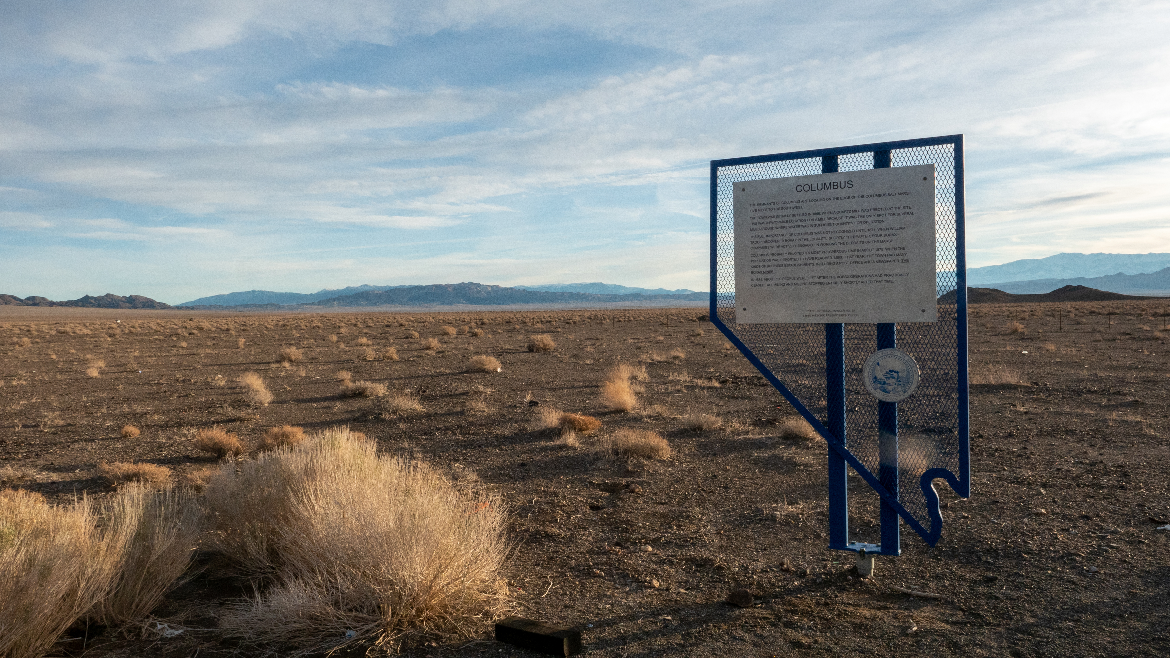 photo of Columbus marker