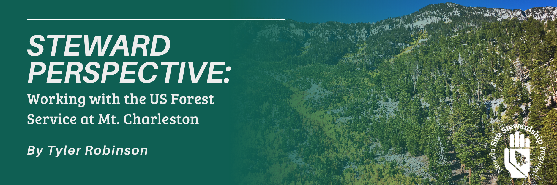 Working with the USFS on Mount Charleston